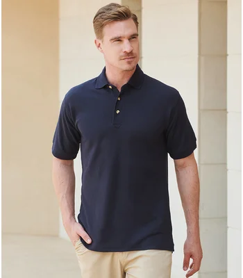 Henbury Henbury Ultimate Poly/Cotton Piqué Polo Shirt in NAV