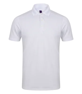 Henbury Henbury Slim Fit Stretch Microfine Piqué Polo Shirt in ROY