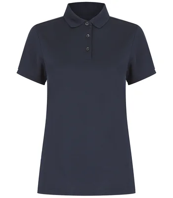 Henbury Henbury Ladies Recycled Polyester Polo Shirt in NAV