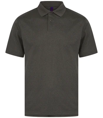 Henbury Henbury Coolplus® Wicking Piqué Polo Shirt in HCH