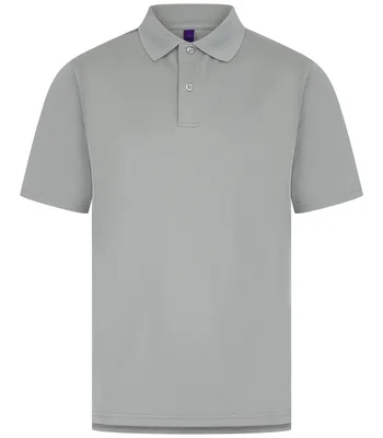 Henbury Henbury Coolplus® Wicking Piqué Polo Shirt in SIL