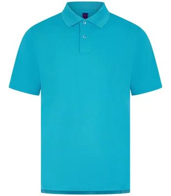 Henbury Henbury Coolplus® Wicking Piqué Polo Shirt in TUR