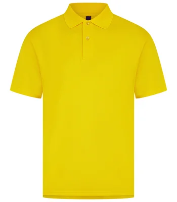 Henbury Henbury Coolplus® Wicking Piqué Polo Shirt in YEL