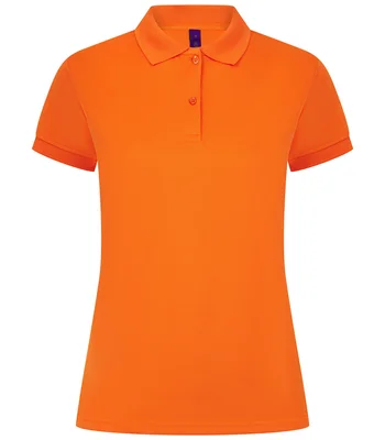 Henbury Henbury Ladies Coolplus® Wicking Piqué Polo Shirt in BTO
