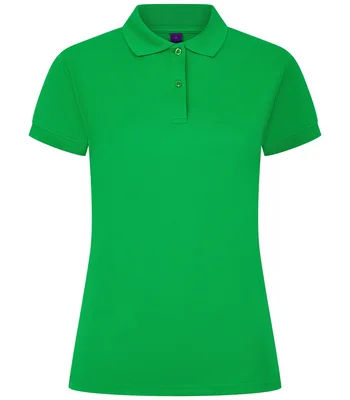 Henbury Henbury Ladies Coolplus® Wicking Piqué Polo Shirt in KEL