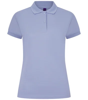 Henbury Henbury Ladies Coolplus® Wicking Piqué Polo Shirt in LAV