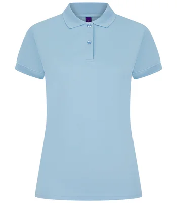 Henbury Henbury Ladies Coolplus® Wicking Piqué Polo Shirt in LBL