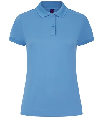 Henbury Henbury Ladies Coolplus® Wicking Piqué Polo Shirt in MBL