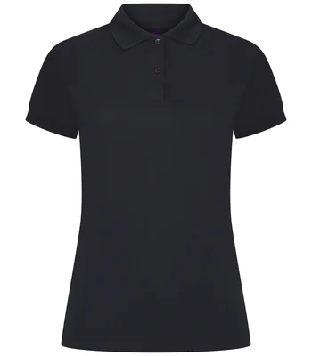 Henbury Henbury Ladies Coolplus® Wicking Piqué Polo Shirt in NAV