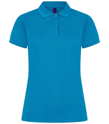 Henbury Henbury Ladies Coolplus® Wicking Piqué Polo Shirt in SAP