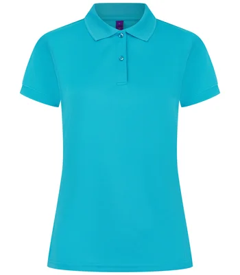 Henbury Henbury Ladies Coolplus® Wicking Piqué Polo Shirt in TUR
