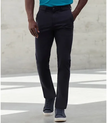 Henbury Henbury Stretch Flex Waistband Chino Trousers in STO