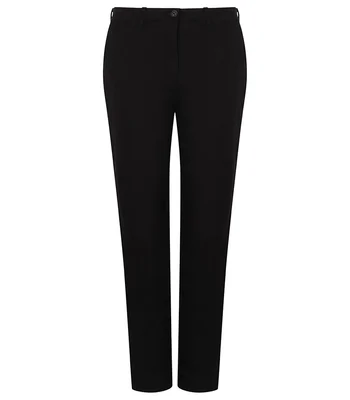 Henbury Henbury Ladies Stretch Chino Trousers in BLK