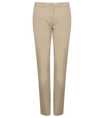 Henbury Henbury Ladies Stretch Chino Trousers in STO