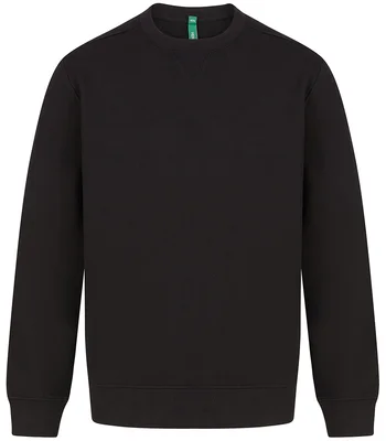 Henbury Henbury Unisex Sustainable Sweatshirt in BLK