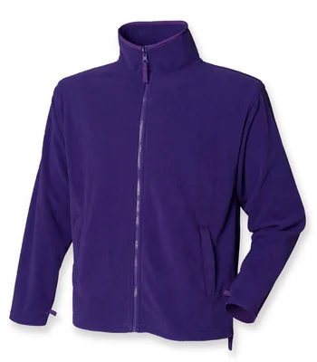 Henbury Henbury Micro Fleece Jacket in PUR