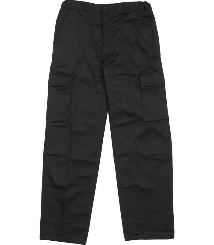Warrior Warrior Cargo Trousers in BLK