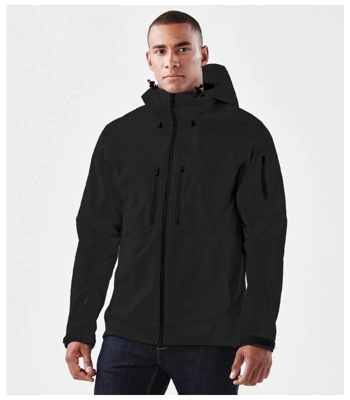 Stormtech Stormtech Epsilon 2 Hooded Soft Shell Jacket in BK/GP