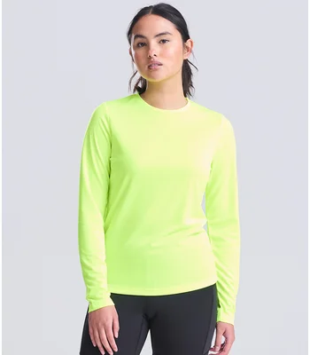 Just Cool AWDis Ladies Cool Long Sleeve T-Shirt in SAP