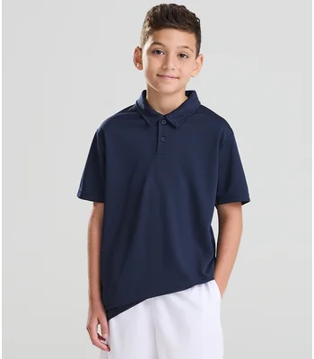 Just Cool AWDis Kids Cool Polo Shirt in BUR