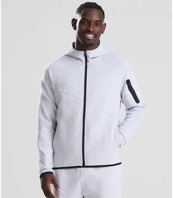 Just Cool AWDis Cool Adapt Fleece Zoodie in Jet Black
