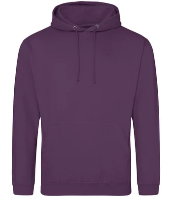 Just Hoods AWDis College Hoodie in PLU