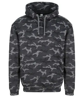 Just Hoods AWDis Camo Hoodie in BKC