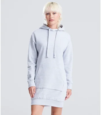 Just Hoods AWDis Ladies Hoodie Dress in JBK