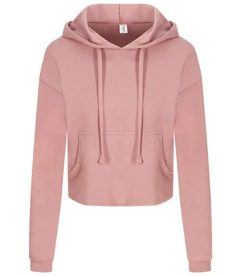 Just Hoods AWDis Ladies Cropped Hoodie in DYP