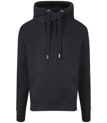 Just Hoods AWDis Cross Neck Hoodie in BSE
