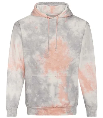 Just Hoods AWDis Tie-Dye Hoodie in GPM