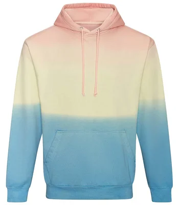 Just Hoods AWDis Tie-Dye Hoodie in PSD