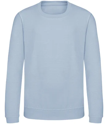 Just Hoods AWDis Kids Sweatshirt in SKY
