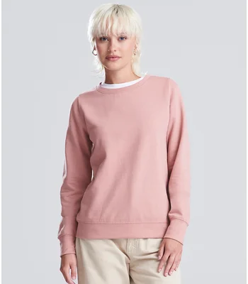 Just Hoods AWDis Ladies Sweatshirt in ACW