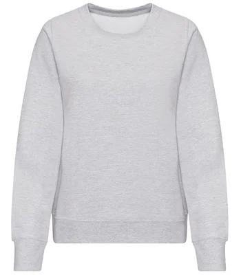 Just Hoods AWDis Ladies Sweatshirt in HEA
