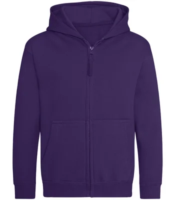 Just Hoods AWDis Kids Zoodie in PUR