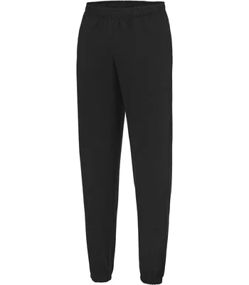 Just Hoods AWDis College Cuffed Jog Pants in JBK