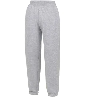 Just Hoods AWDis Kids Cuffed Jog Pants in HEA