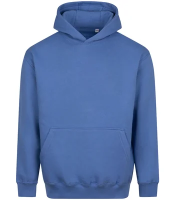 Just Hoods AWDis Vision Heavyweight Hoodie in Atlantic Blue