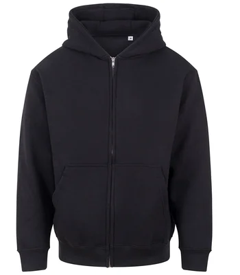 Just Hoods AWDis Vision Heavyweight Zoodie in Deep Black