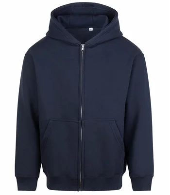 Just Hoods AWDis Vision Heavyweight Zoodie in New French Navy
