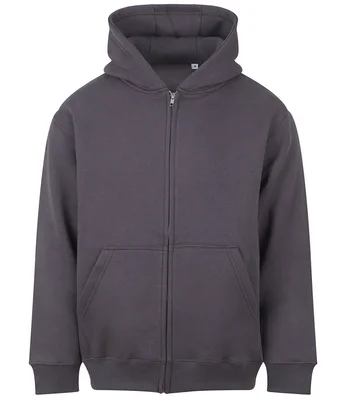 Just Hoods AWDis Vision Heavyweight Zoodie in Solid Charcoal
