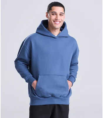 Just Hoods AWDis Signature Heavyweight Hoodie in DBK