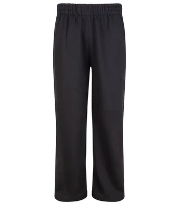 Just Hoods AWDis Signature Heavyweight Jog Pants in Deep Black
