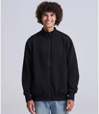 Just Hoods AWDis Campus Full Zip Sweatshirt in DBK