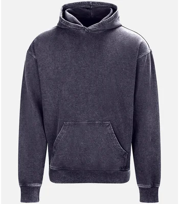 Just Hoods AWDis Vintage Washed Hoodie in Washed Grey