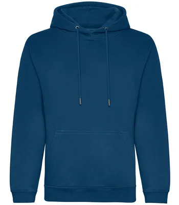 Just Hoods AWDis Organic Hoodie in IKB