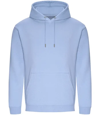Just Hoods AWDis Organic Hoodie in SKY