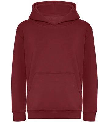 Just Hoods AWDis Kids Organic Hoodie in BUR