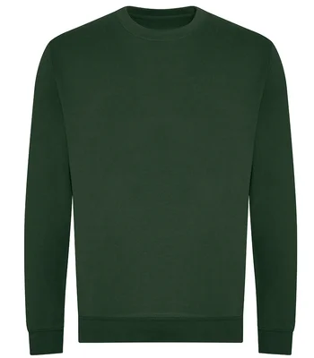 Just Hoods AWDis Unisex Organic Sweatshirt in BOT